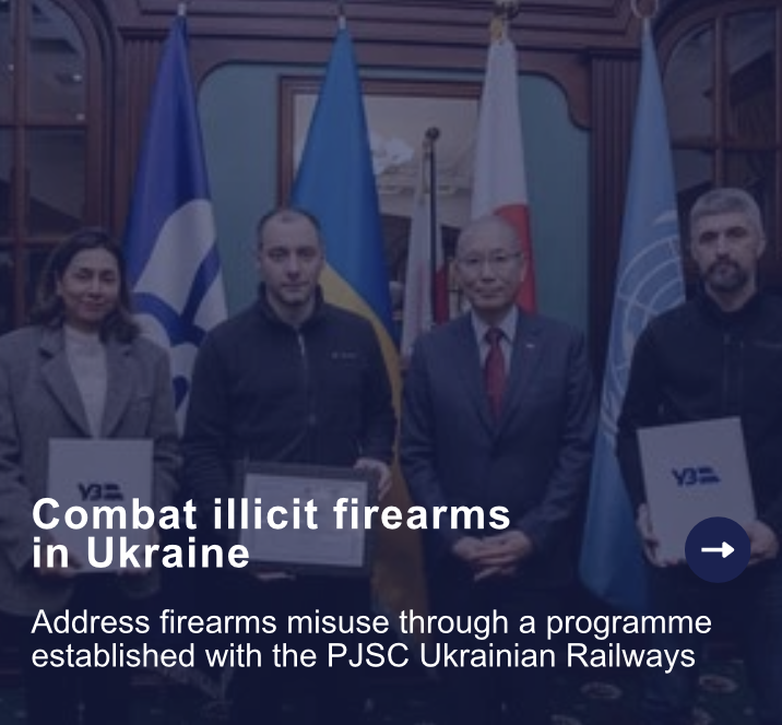 Webstory: Combat illicit firearms in Ukraine