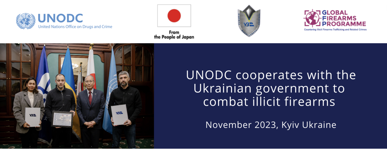 Webstory: UNODC cooperates with the Ukrainian government to  combat illicit firearms 