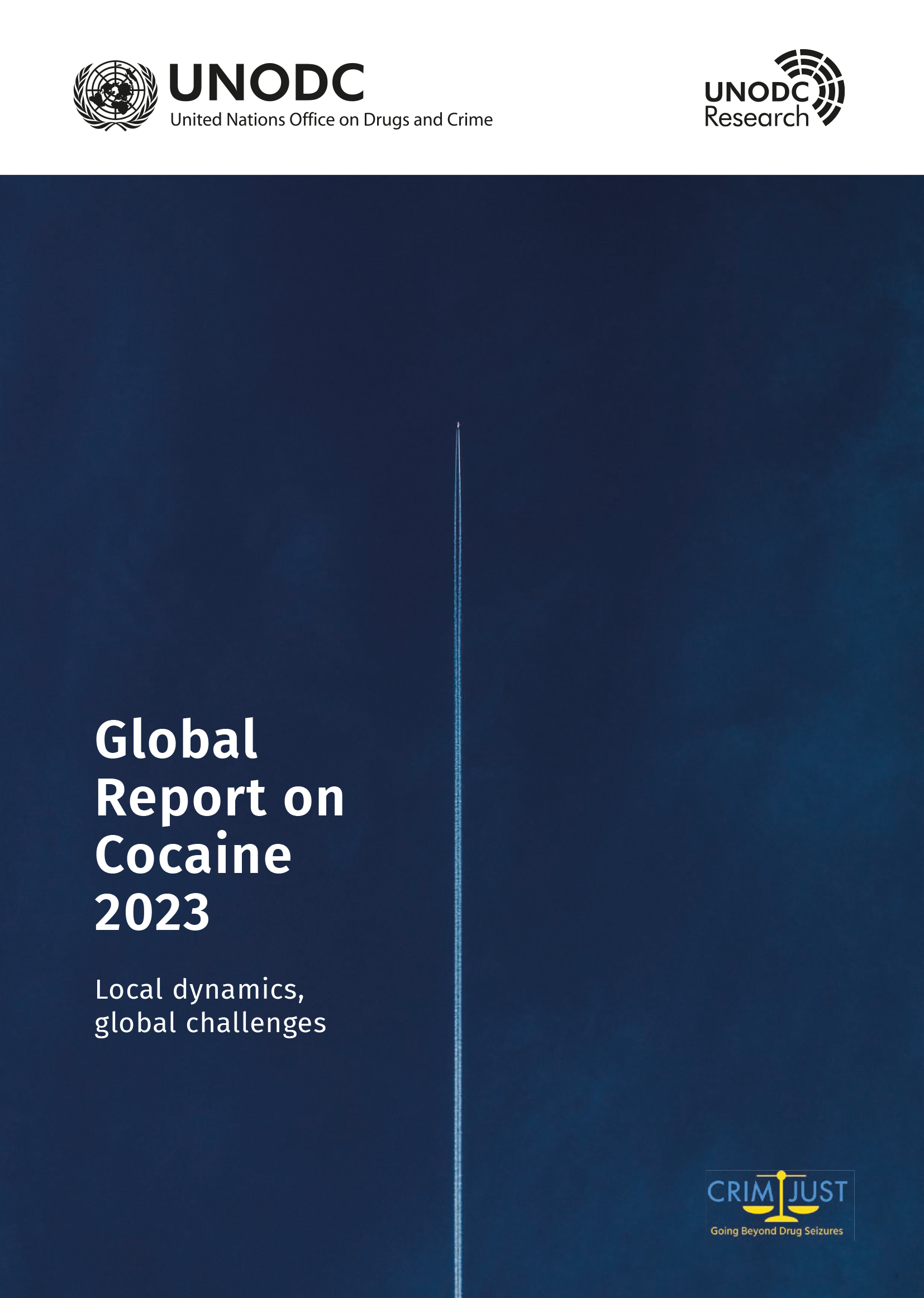 Cover of the Global Report on Cocaine 2023.