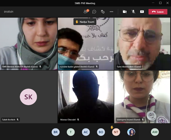 <p><em>CSOs virtual meeting - Presentation from Scouts without Borders Sousse</em></p>