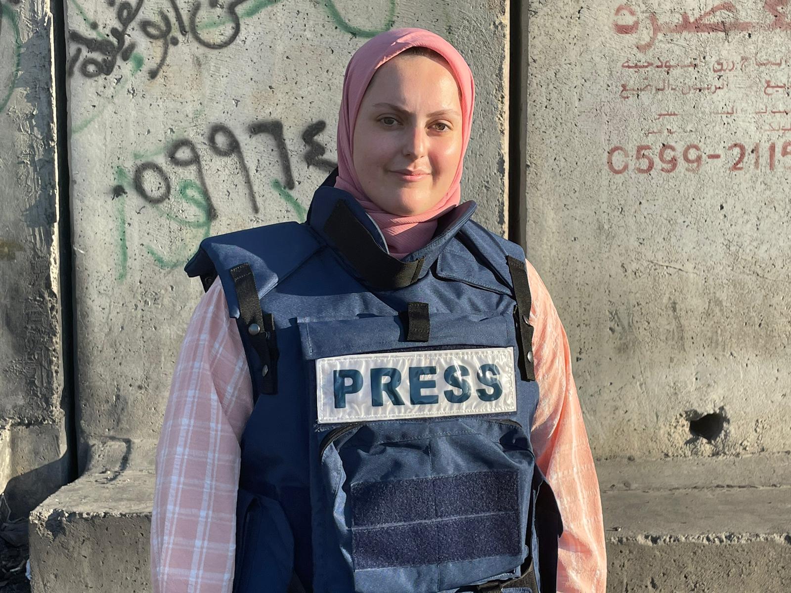 <p>Twenty-year-old trainee journalist Razan is one of 25 male and female journalists and media students who benefited from a gender awareness and sensitivity training by UNODC through the HAYA Joint Programme funded by the Government of Canada. Photo © Razan Odeh.</p>