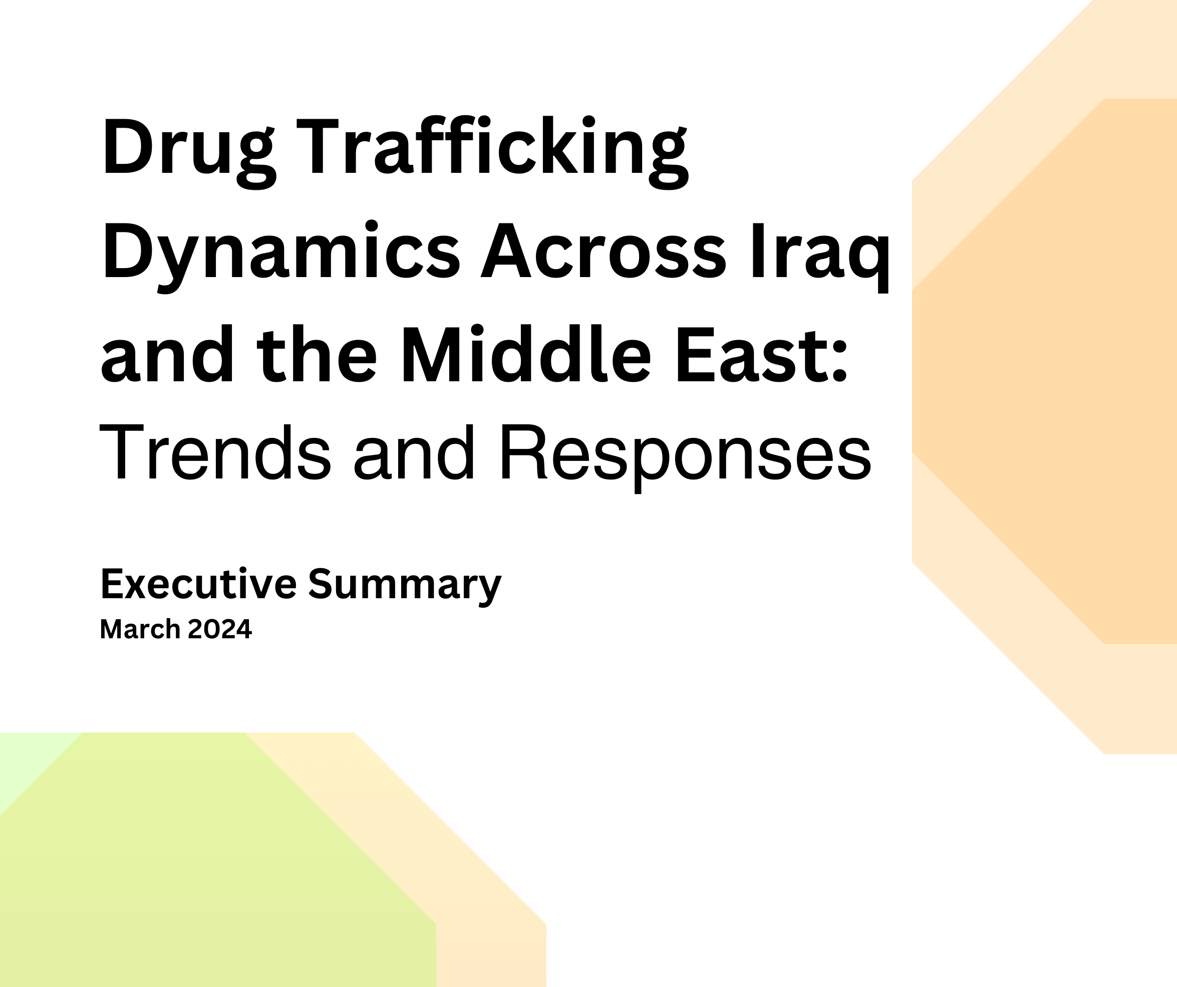 Drug Trafficking Dynamics Across Iraq and the Middle East (2019–2023): Trends and Responses 