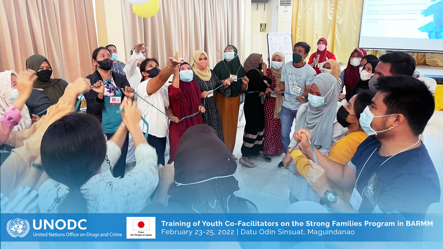 Youth participants engage in interactive workshops under the various modules of the Strong Families Programme