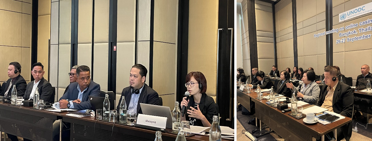 Participants from law enforcmeent and financial intelligence agencies of Malaysia and Thailand discuss trends and challenges related to the proliferation of online casinos and related money laundering vulnerabilities.