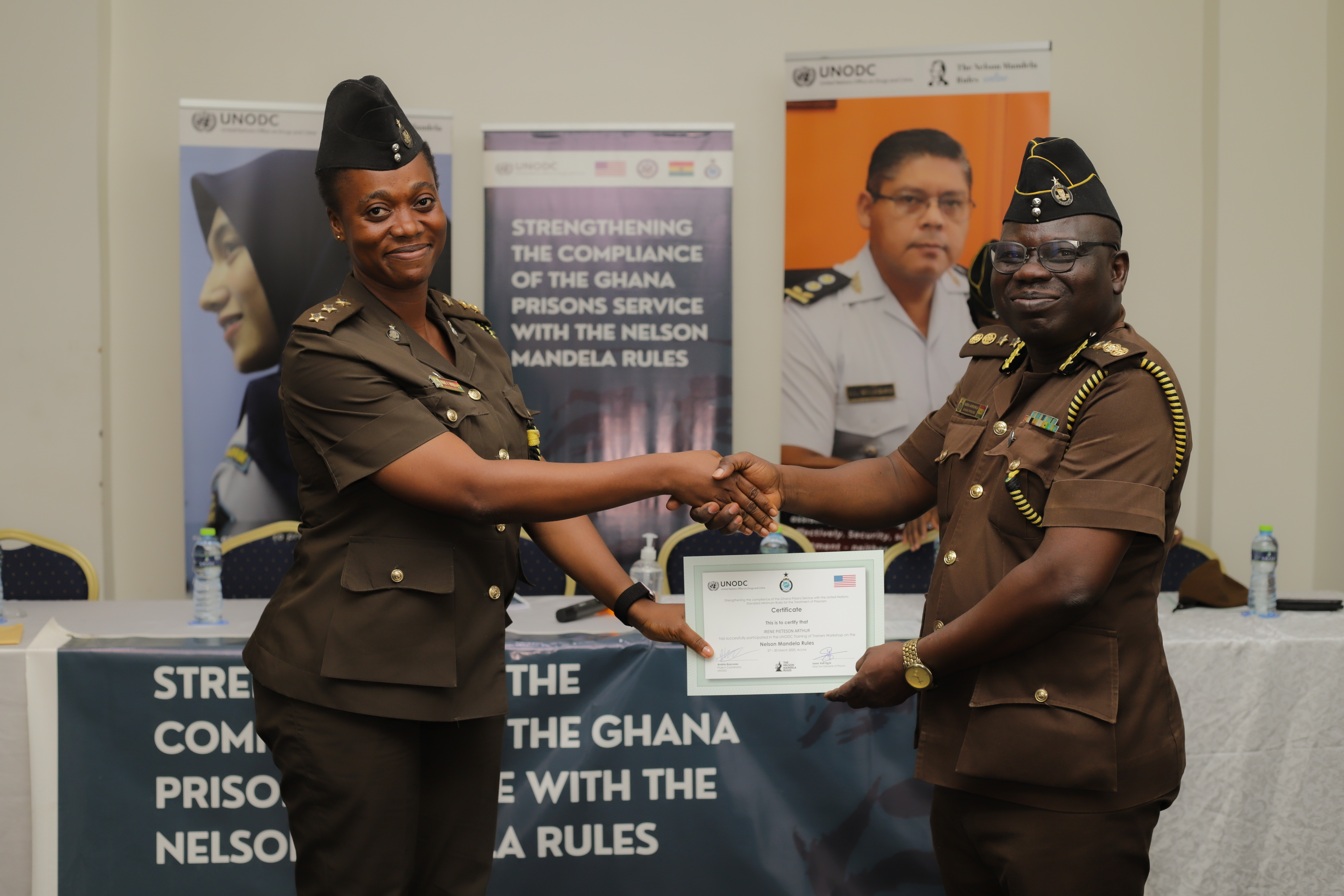 Reaching prison officers across Ghana with the Nelson Mandela Rules