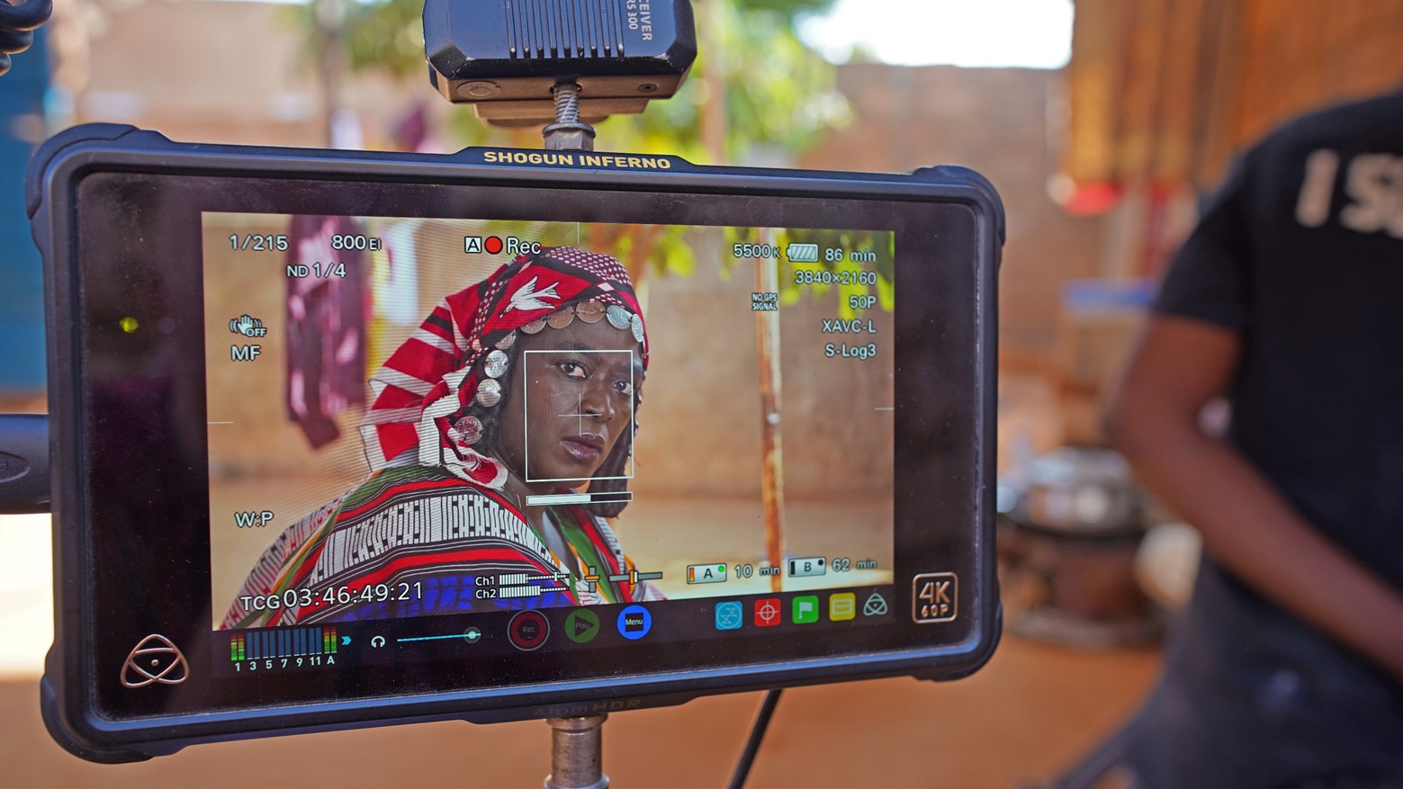 Shooting of the video spot "Go for it" in Niger, Niamey, September 2021, as part of the #WhyNotMe campaign